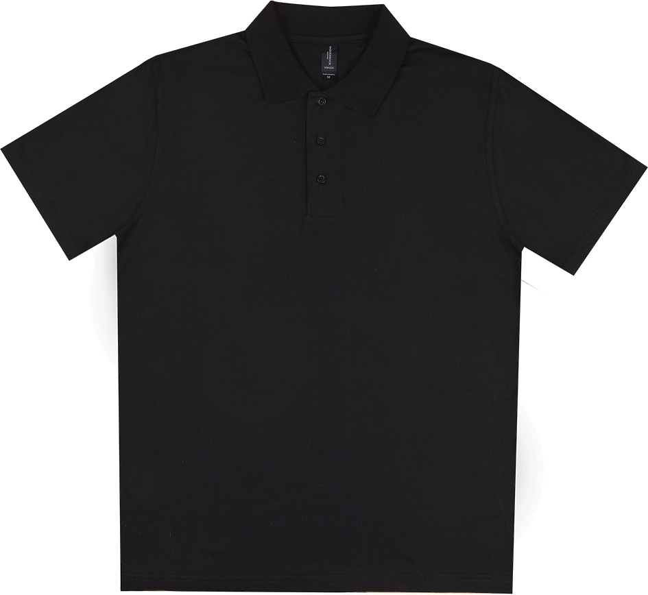 Woodbrook Wby020 Youth Classic Pique Polo - Black