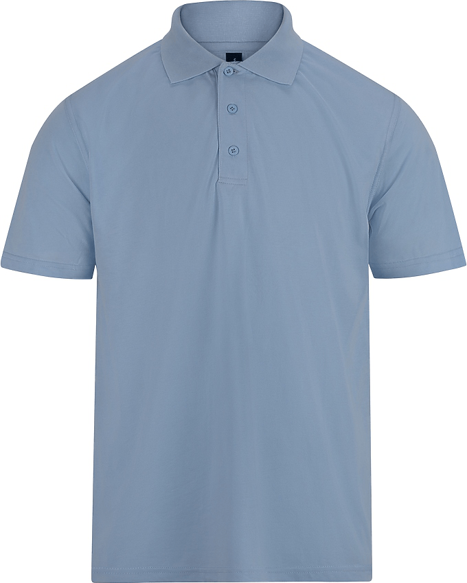 Woodbrook Wby020 Youth Classic Pique Polo - Light Blue