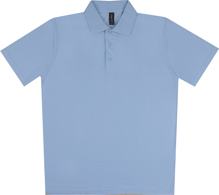 Woodbrook Wby020 Youth Classic Pique Polo - Light Blue