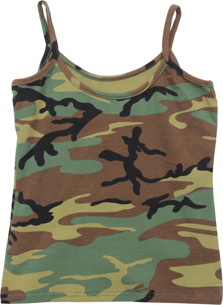 Woodland Camo ?Booty Camp’ Booty Shorts & Tank Top