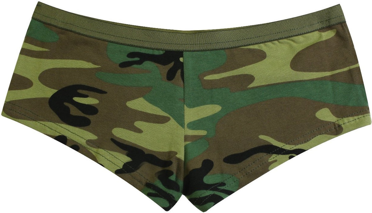 Woodland Camo Booty Shorts
