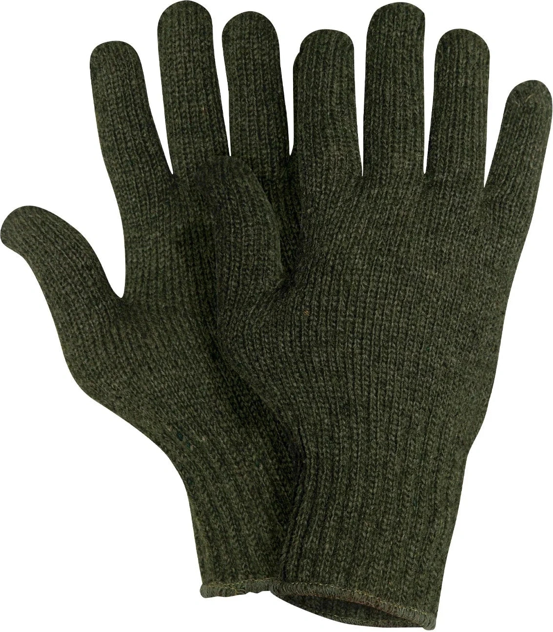 Wool Glove Liners - Unstamped - Olive Drab / s