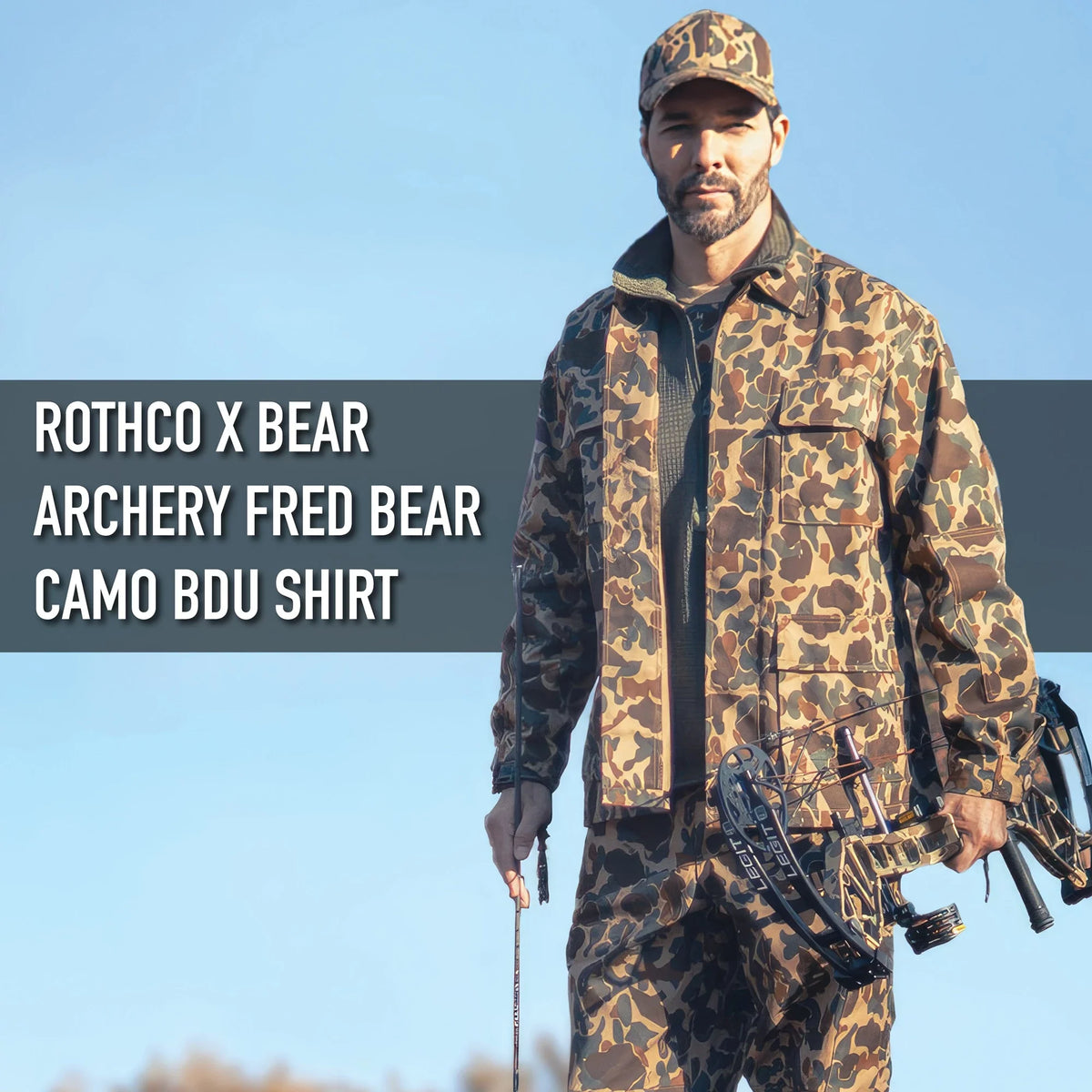 X Bear Archery Fred Camo Bdu Shirt