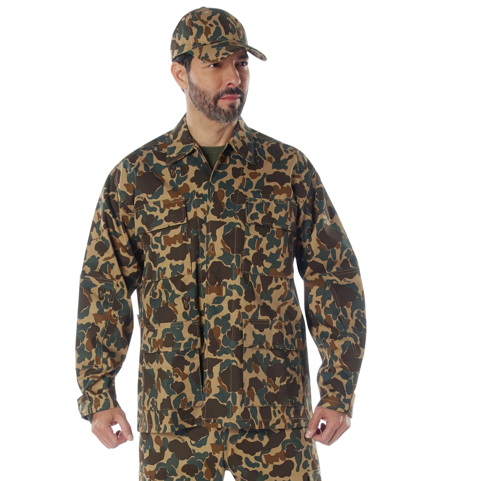 X Bear Archery Fred Camo Bdu Shirt - l