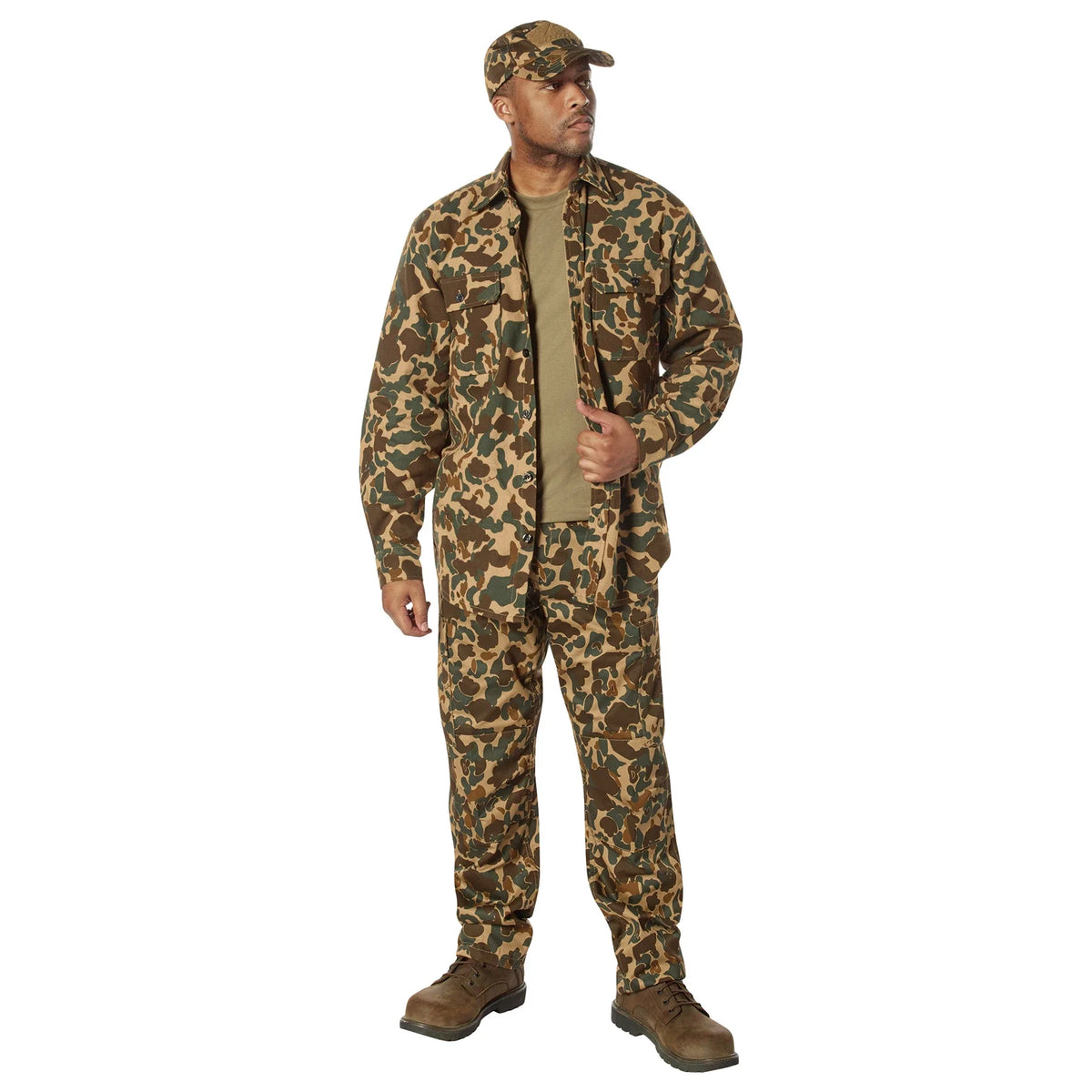 X Bear Archery Fred Camo Flannel Shirt