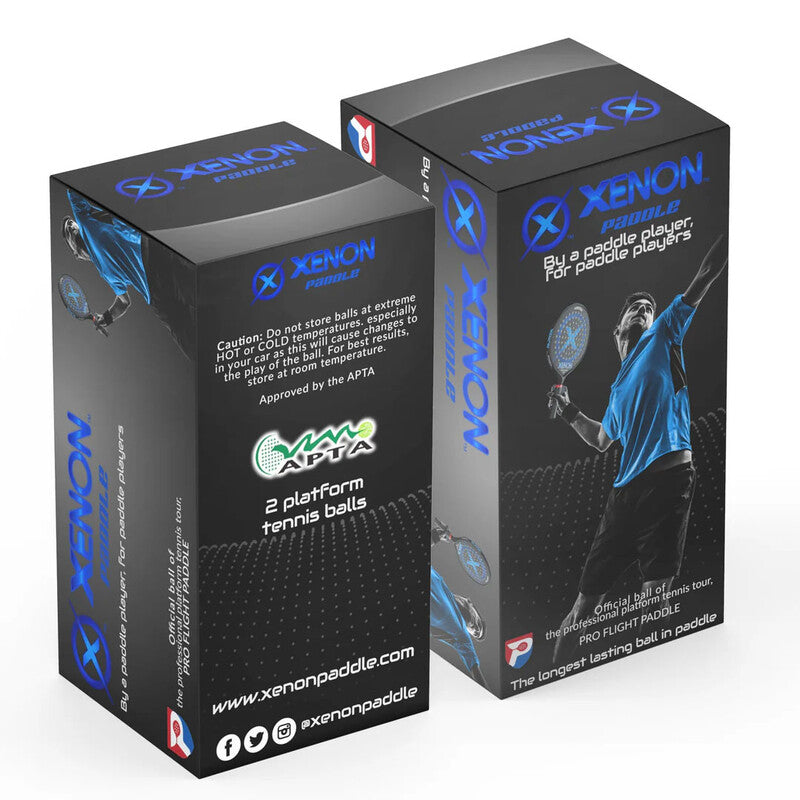Xenon Regular Duty Platform Balls (case 36x) - Yel / Os