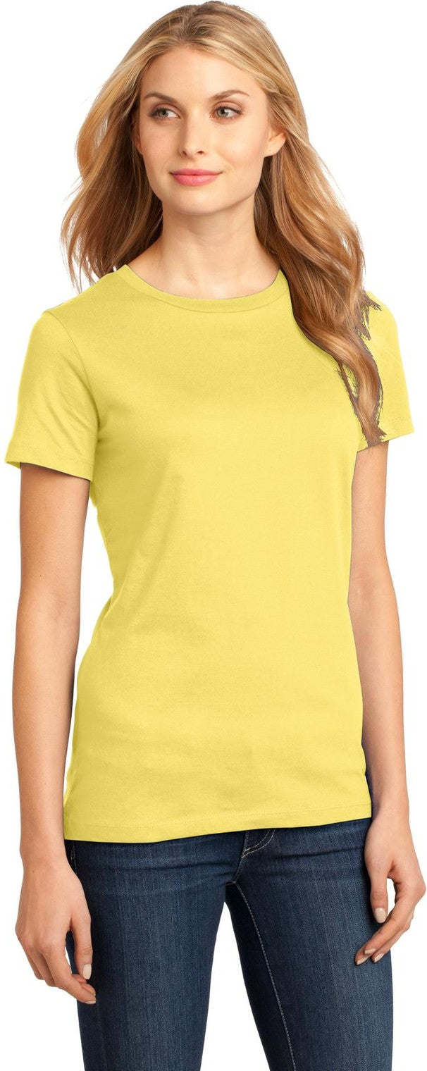 Yellow District Women's Perfect Weight Tee. DM104L