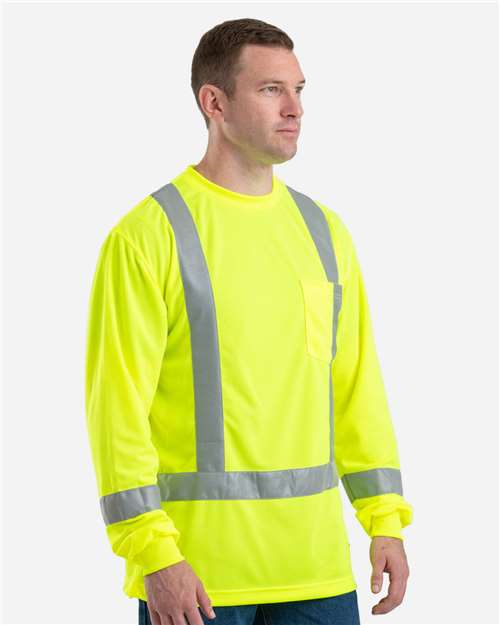 Yellow Men's Tall Hi-Vis Class 3 Performance T-Shirt - HVK013T