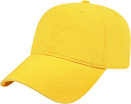 Cap America i1002 Relaxed Golf Cap - Yellow