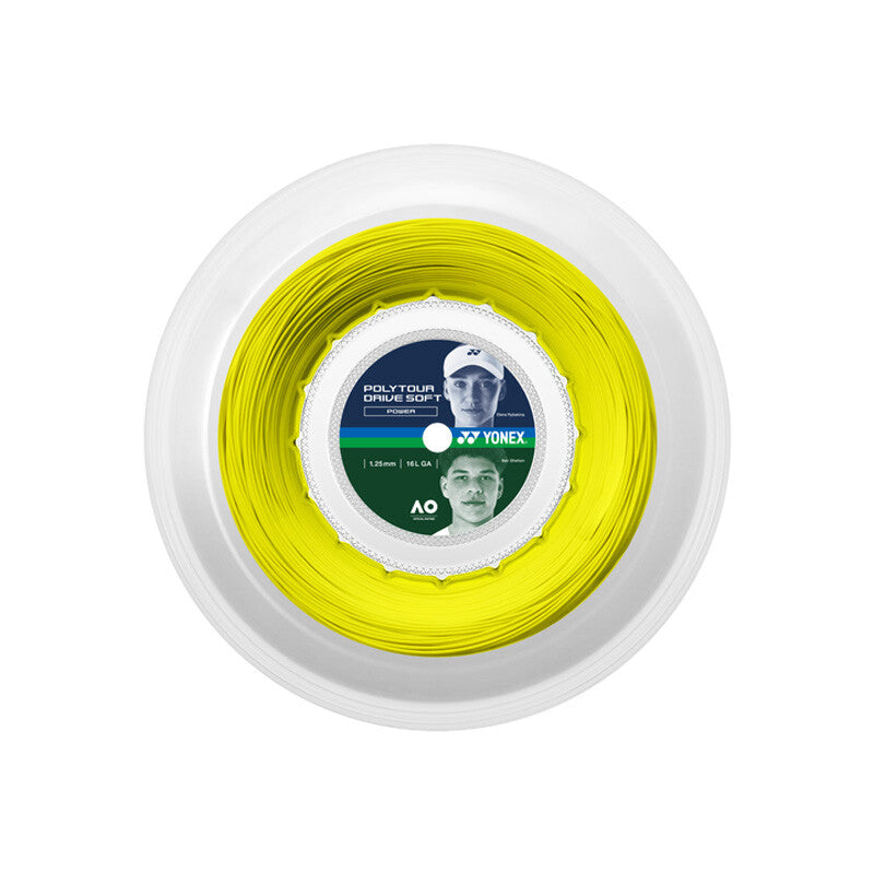 Yonex Polytour Drive Soft 125 16l Reel 656’ - Yel