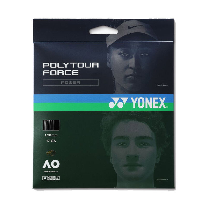 Yonex Polytour Force (black) - Blk / 1.20