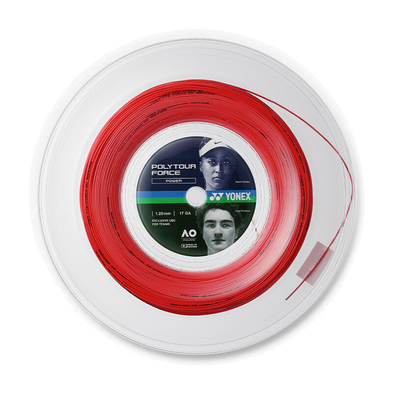 Yonex Polytour Force Reel 656’ (black) - Red / 1.20