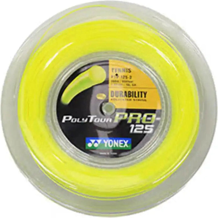 Yonex Polytour Pro Reel 656’ (yellow) Tennis String - Yellow