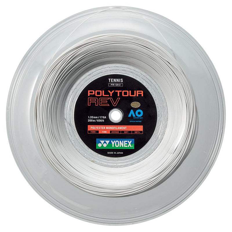 Yonex Polytour Rev 120 17g Reel 656’ (orange) - Wht / 17