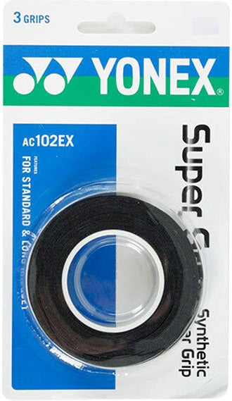 Yonex Wet Super Grap Overgrip (3x) - Black