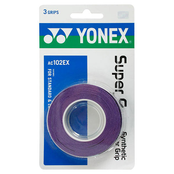 Yonex Wet Super Grap Overgrip (3x) (black) - Pur / Os