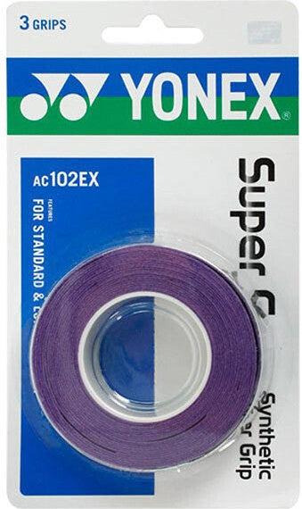 Yonex Wet Super Grap Overgrip (3x) - Deep Purple