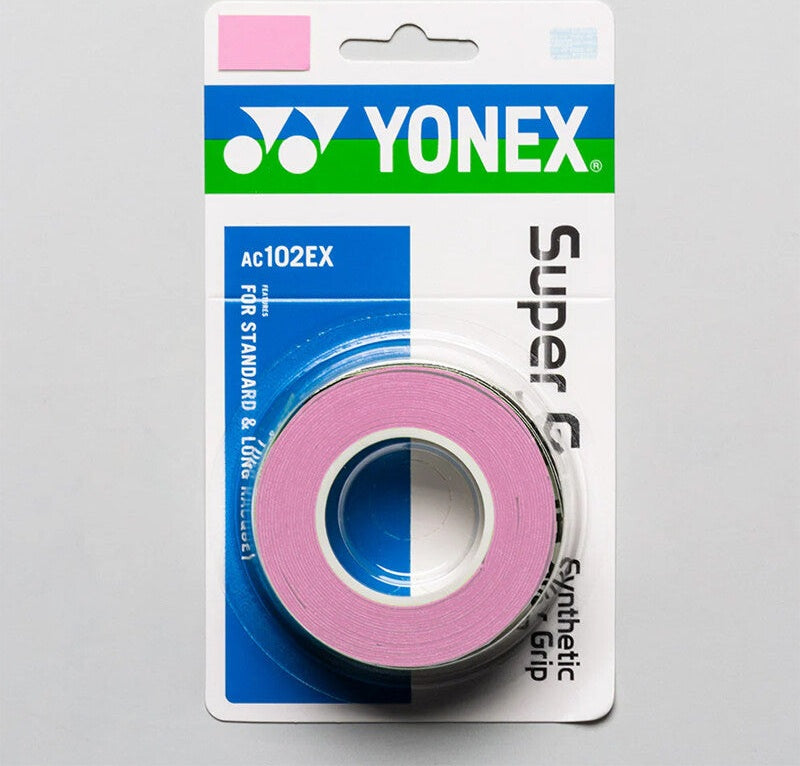 Yonex Wet Super Grap Overgrip (3x) - French Pink