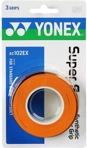 Yonex Wet Super Grap Overgrip (3x) - Orange