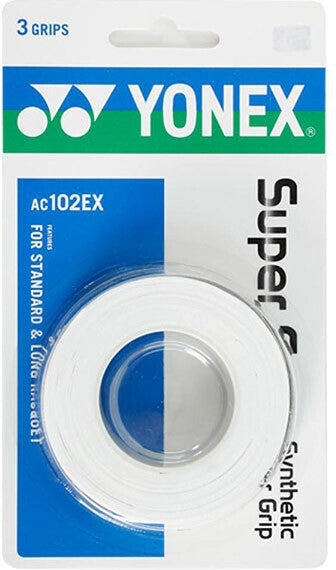Yonex Wet Super Grap Overgrip (3x) - White