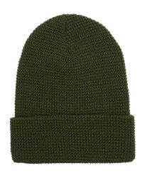 Yp Classics 2501kc Waffle Cuffed Beanie - Olive