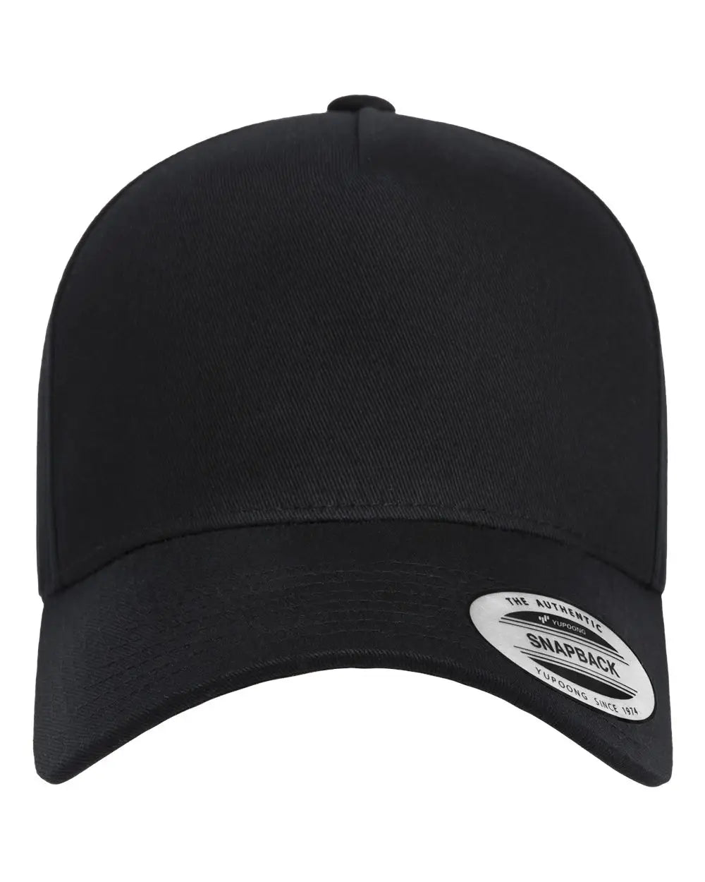Yp Classics 5079s Retro Cotton Blend Trucker Snapback Cap - 5079 - Black - one Size Fits Most