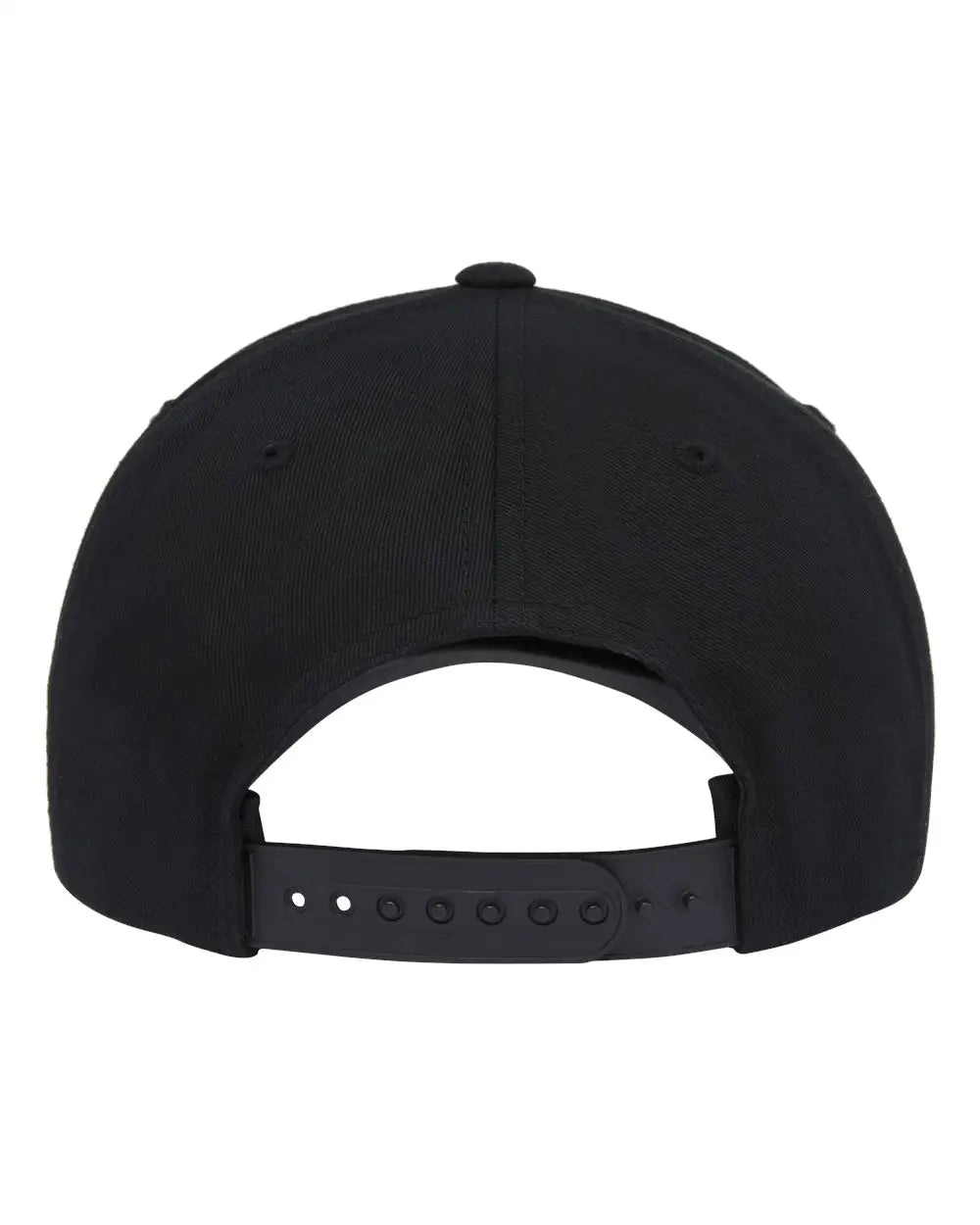 Yp Classics 5079s Retro Cotton Blend Trucker Snapback Cap - 5079 - Black - one Size Fits Most