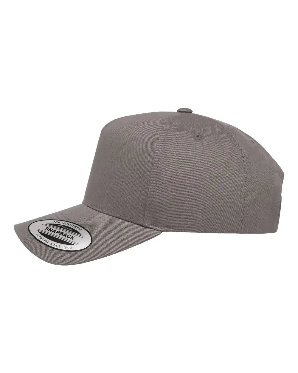 Yp Classics 5079s Retro Cotton Blend Trucker Snapback Cap - 5079 - Gray - one Size Fits Most