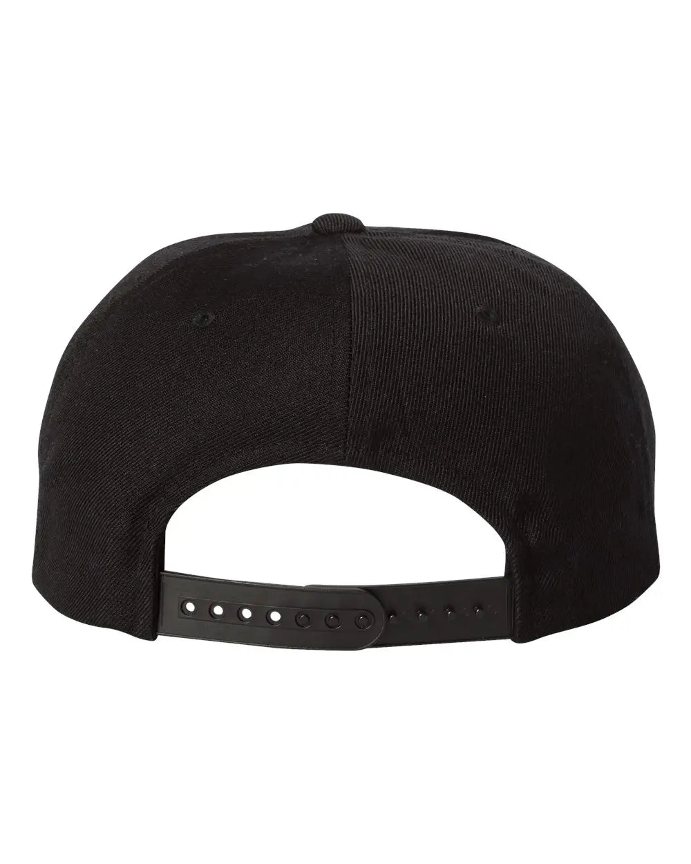Yp Classics 5089m Premium Five-panel Snapback Cap - Black - one Size Fits Most