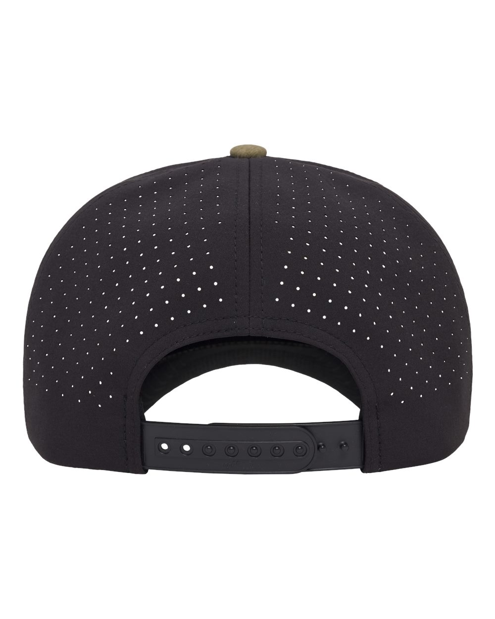 Yp Classics 5389bd Five-panel Perforated Rope Cap - Beige Black Loden Green