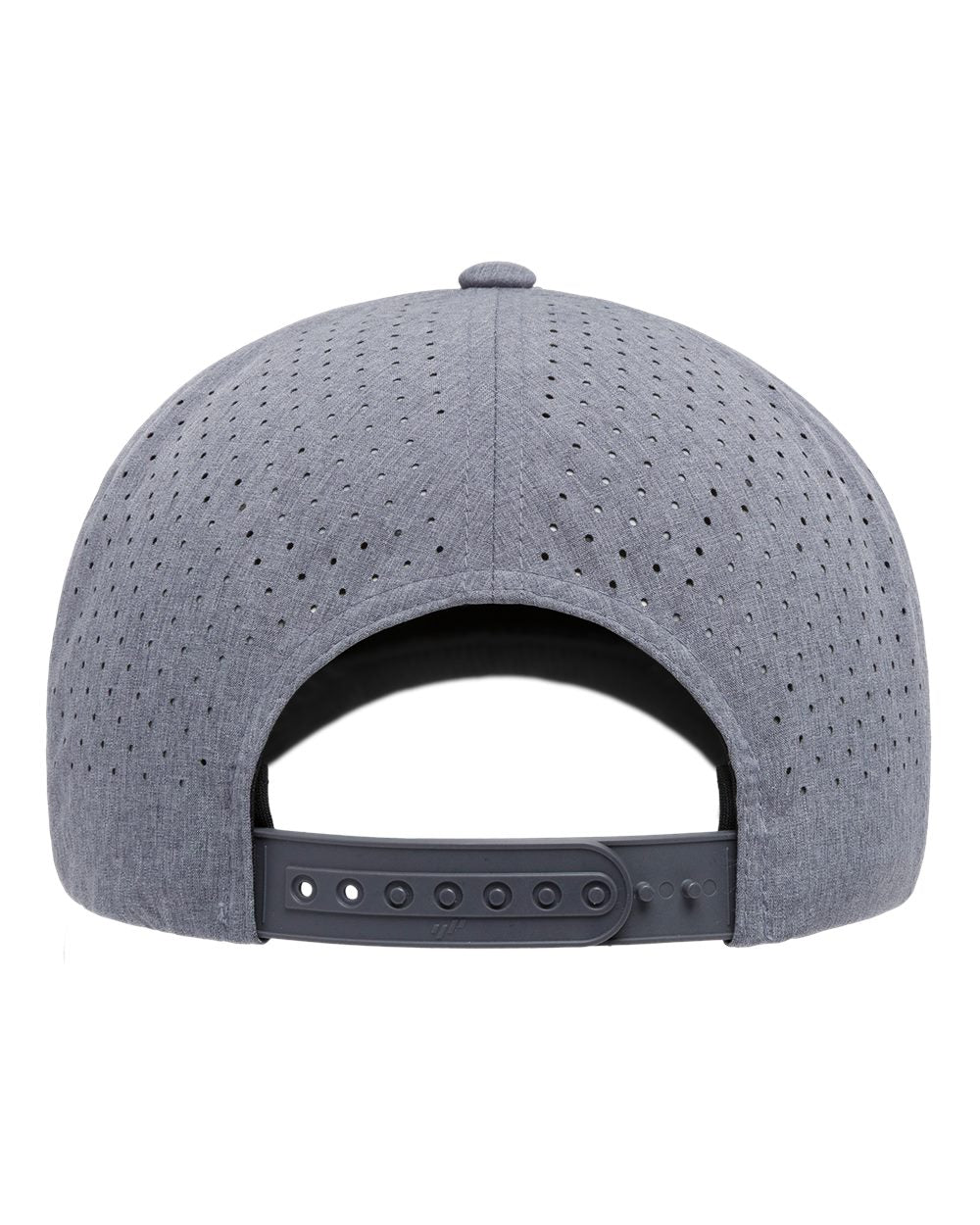 Yp Classics 5389bd Five-panel Perforated Rope Cap - Heather Grey