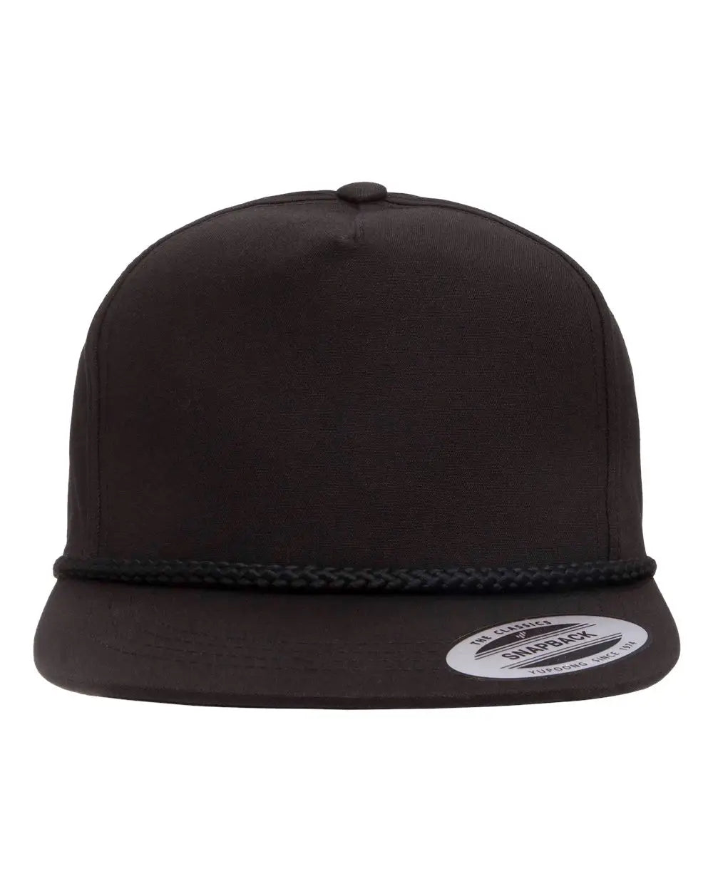 Yp Classics 6002yp Classic Poplin Golf Cap - Black - one Size Fits Most