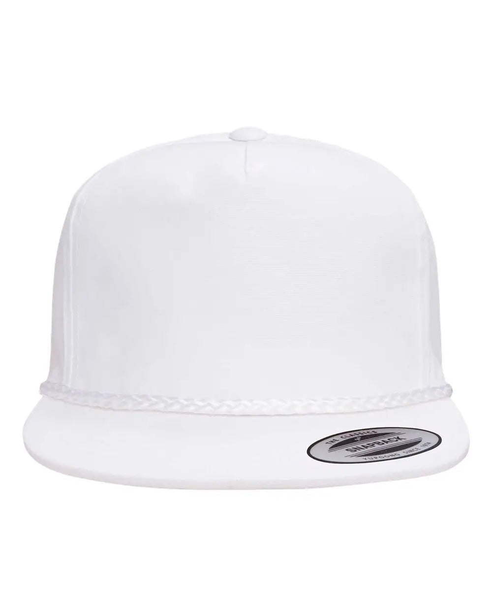 Yp Classics 6002yp Classic Poplin Golf Cap - White - one Size Fits Most