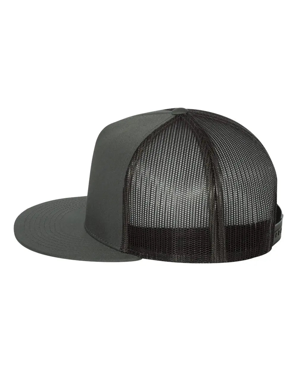 Yp Classics 6006 Five-panel Classic Trucker Cap - Charcoal - one Size Fits Most