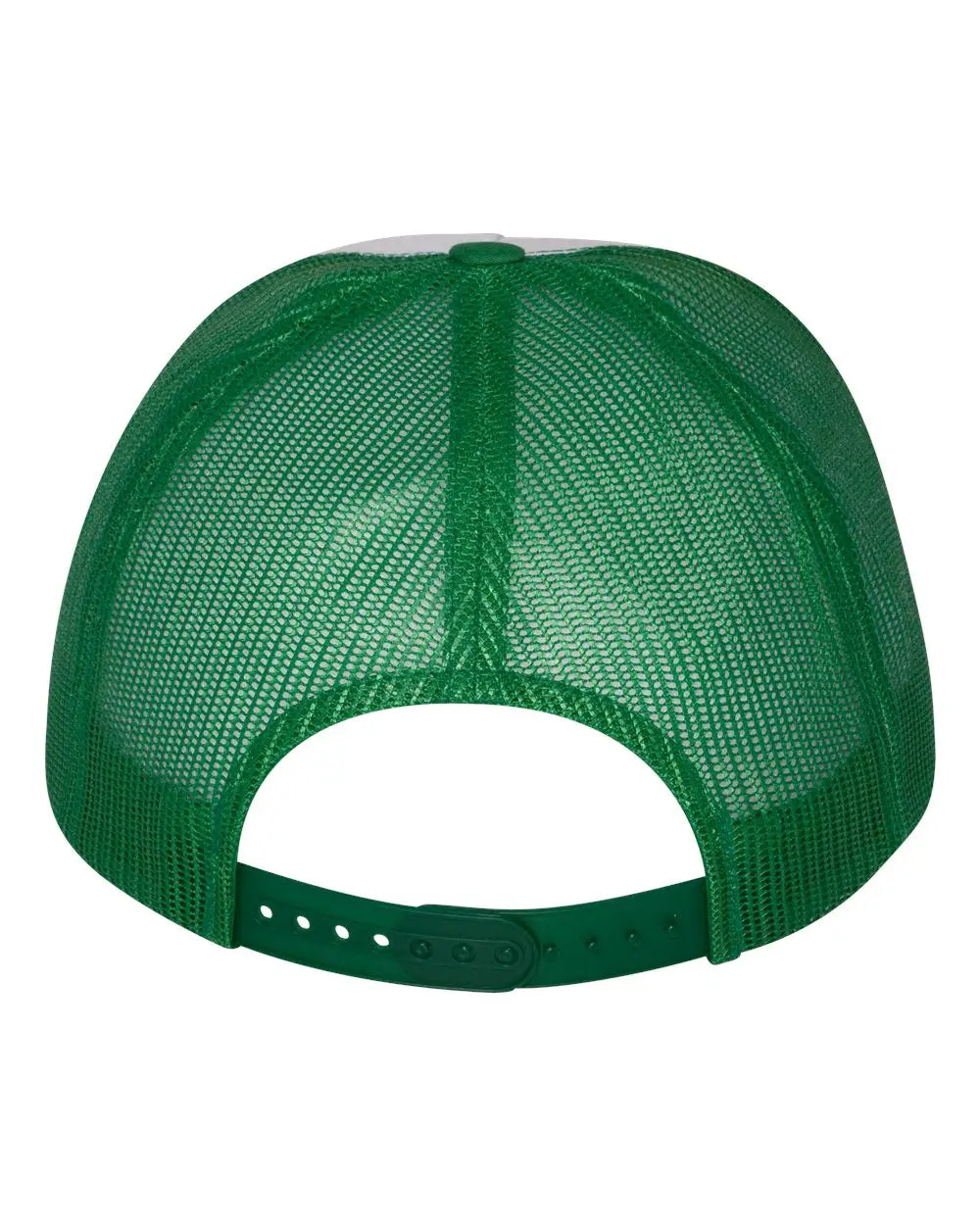 Yp Classics 6006 Five-panel Classic Trucker Cap - Kelly White - one Size Fits Most