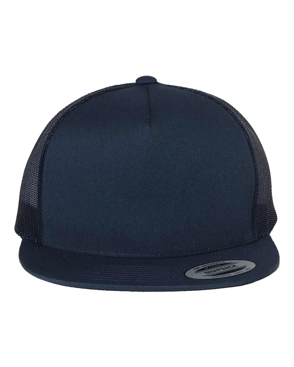 Yp Classics 6006 Five-panel Classic Trucker Cap - Navy - one Size Fits Most