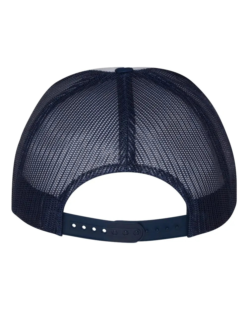 Yp Classics 6006 Five-panel Classic Trucker Cap - Navy White - one Size Fits Most