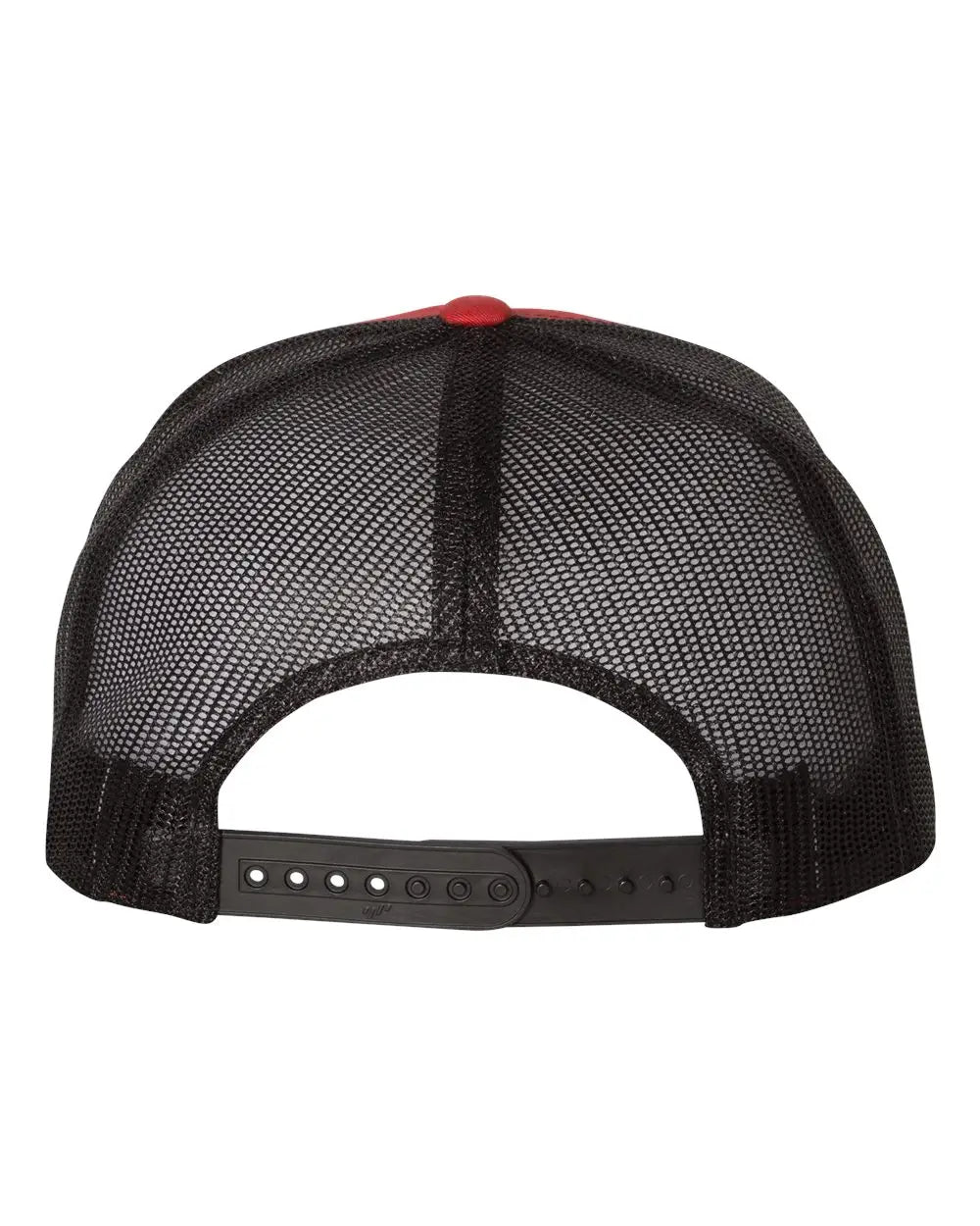 Yp Classics 6006 Five-panel Classic Trucker Cap - Red Black - one Size Fits Most