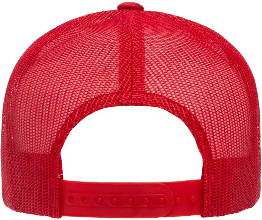 Yp Classics 6006 Five-panel Classic Trucker Cap - Red White - Red/ White/ / Adjustable