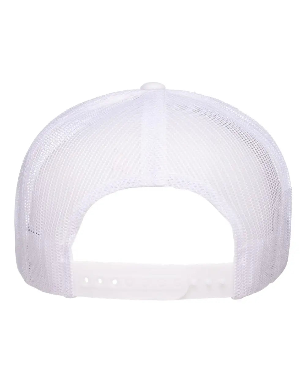 Yp Classics 6006 Five-panel Classic Trucker Cap - White - one Size Fits Most