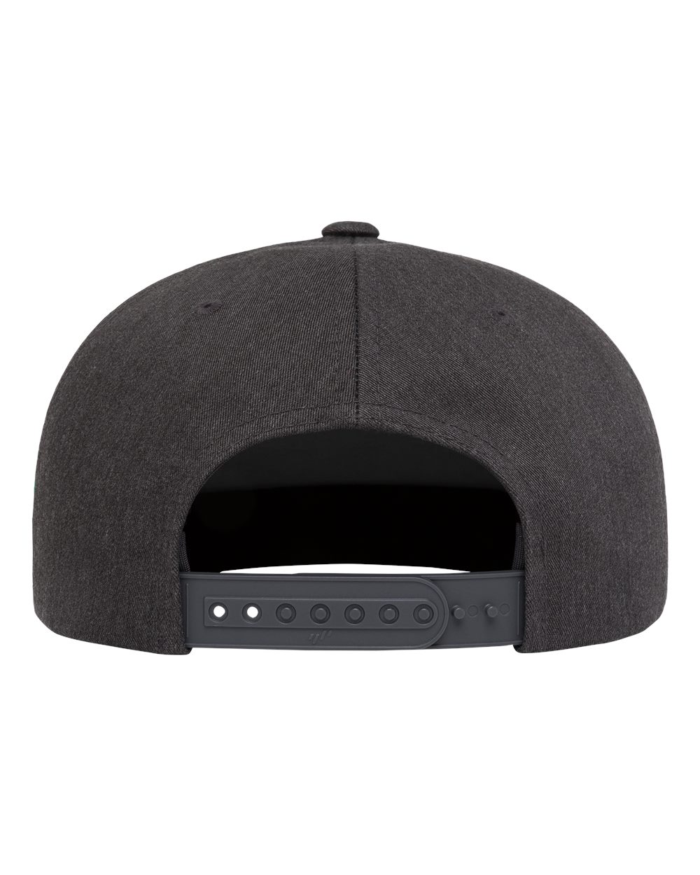 Yp Classics 6007 Five-panel Cotton Twill Snapback Cap - Dark Heather Grey