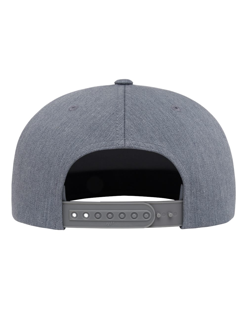Yp Classics 6007 Five-panel Cotton Twill Snapback Cap - Light Heather Grey