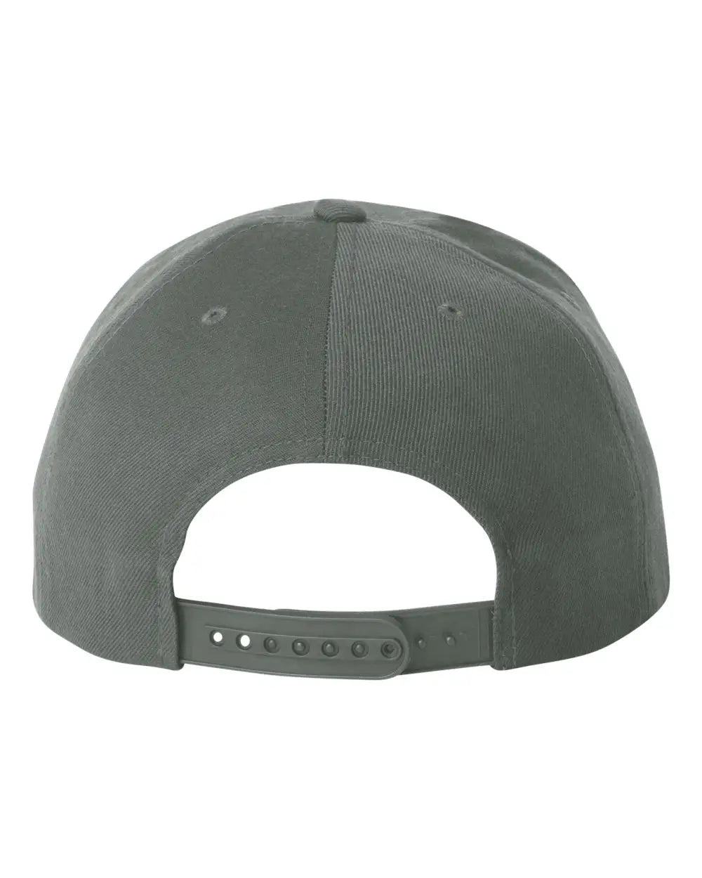 Yp Classics 6089m Premium Flat Bill Snapback Cap - Dark Gray - one Size Fits Most