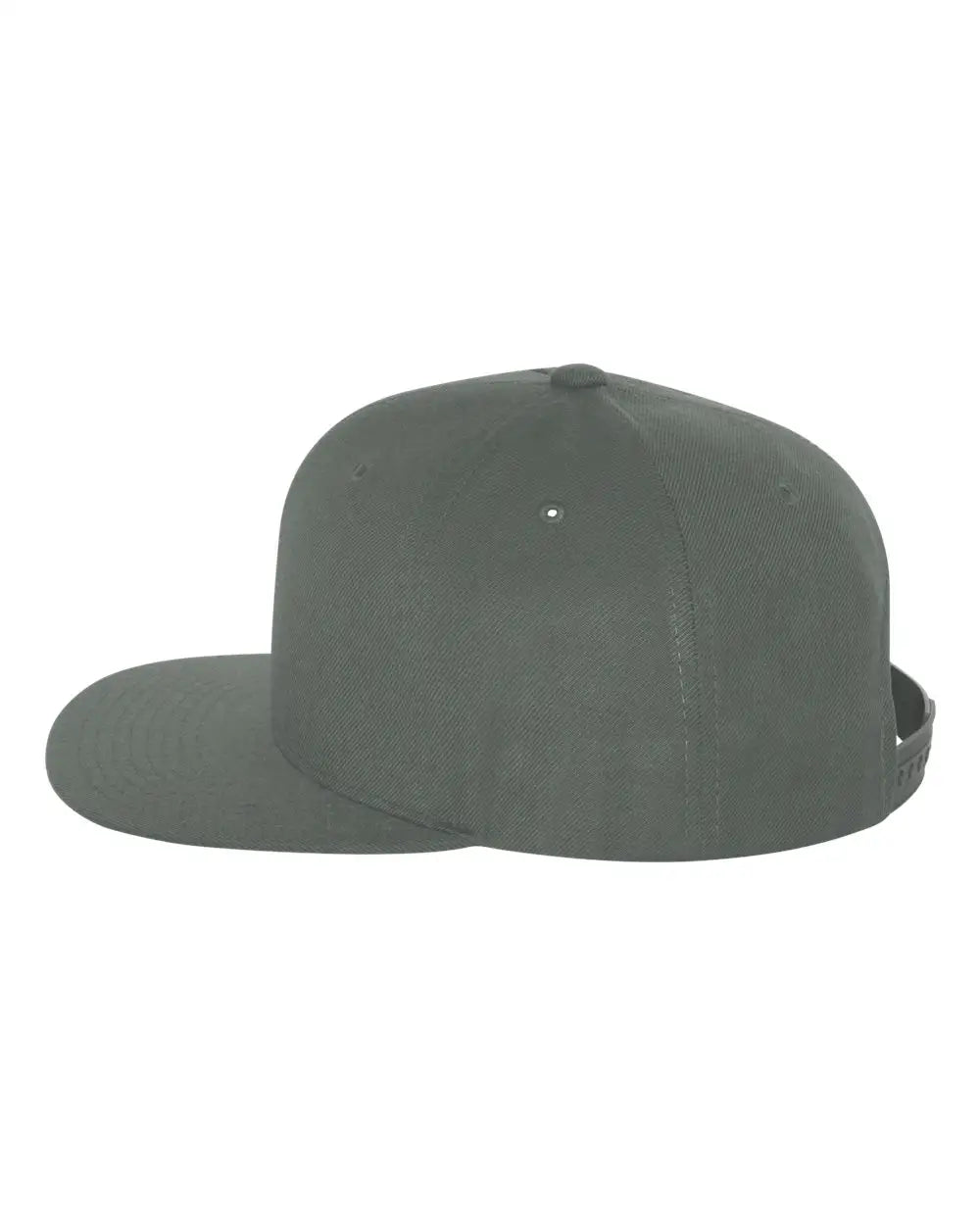Yp Classics 6089m Premium Flat Bill Snapback Cap - Dark Gray - one Size Fits Most