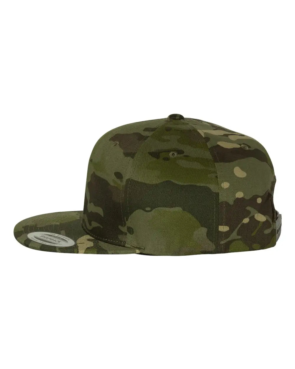 Yp Classics 6089m Premium Flat Bill Snapback Cap - Multicam Tropic - one Size Fits Most