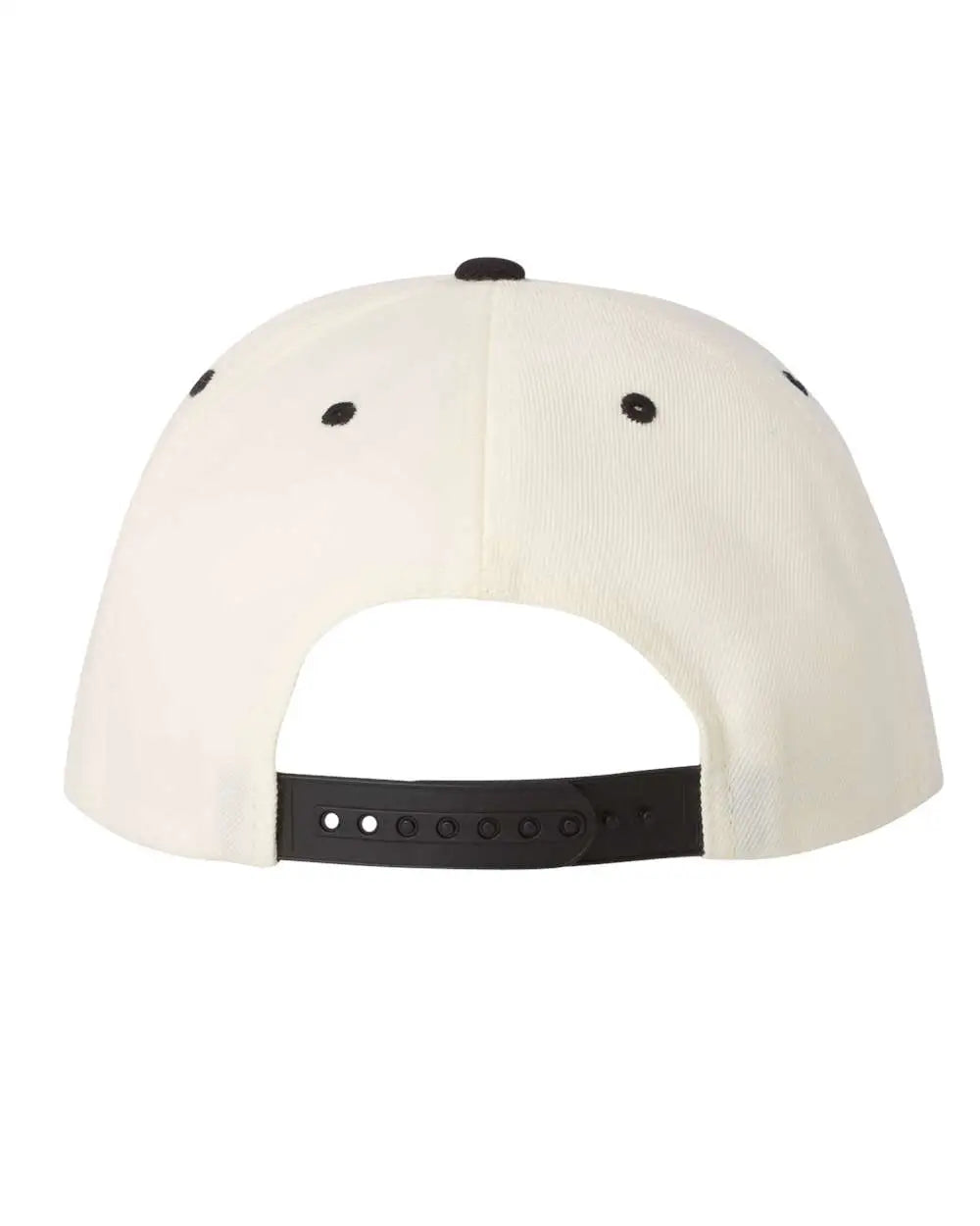 Yp Classics 6089m Premium Flat Bill Snapback Cap - Natural Black