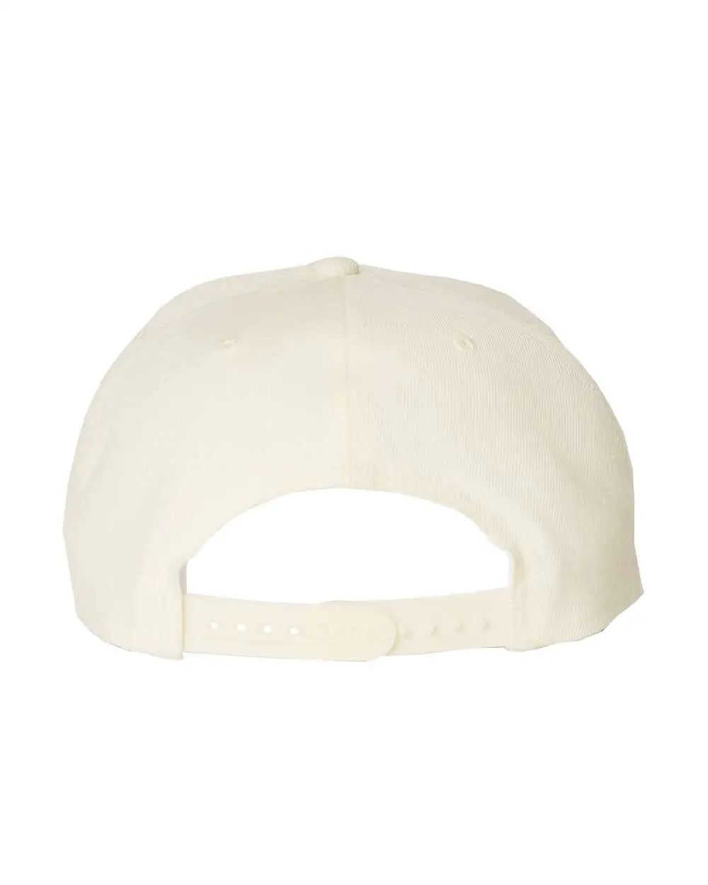 Yp Classics 6089m Premium Flat Bill Snapback Cap - Natural