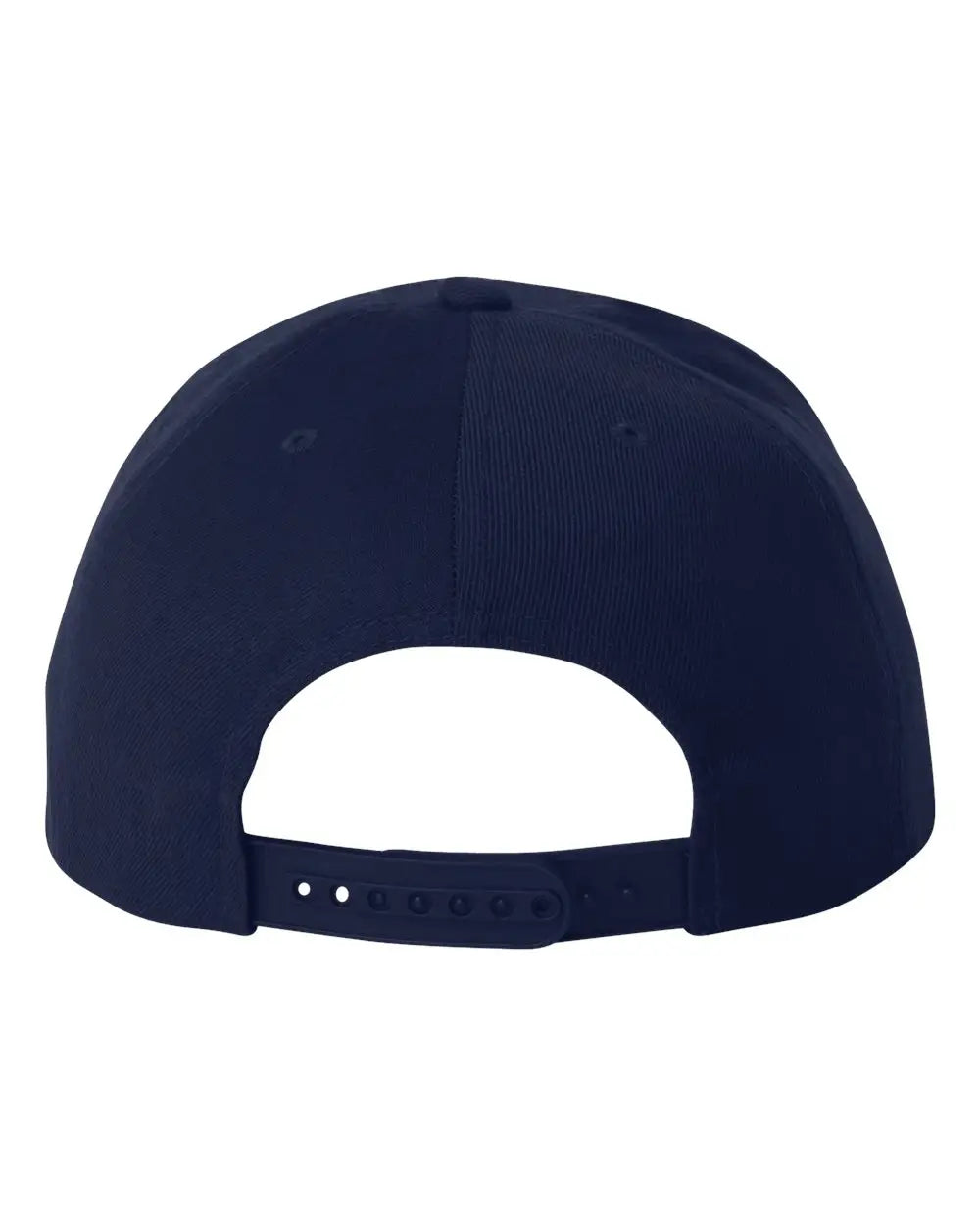 Yp Classics 6089m Premium Flat Bill Snapback Cap - Navy - one Size Fits Most