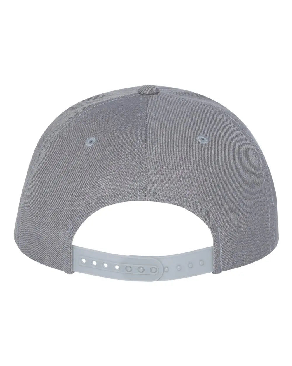 Yp Classics 6089m Premium Flat Bill Snapback Cap - Silver - one Size Fits Most