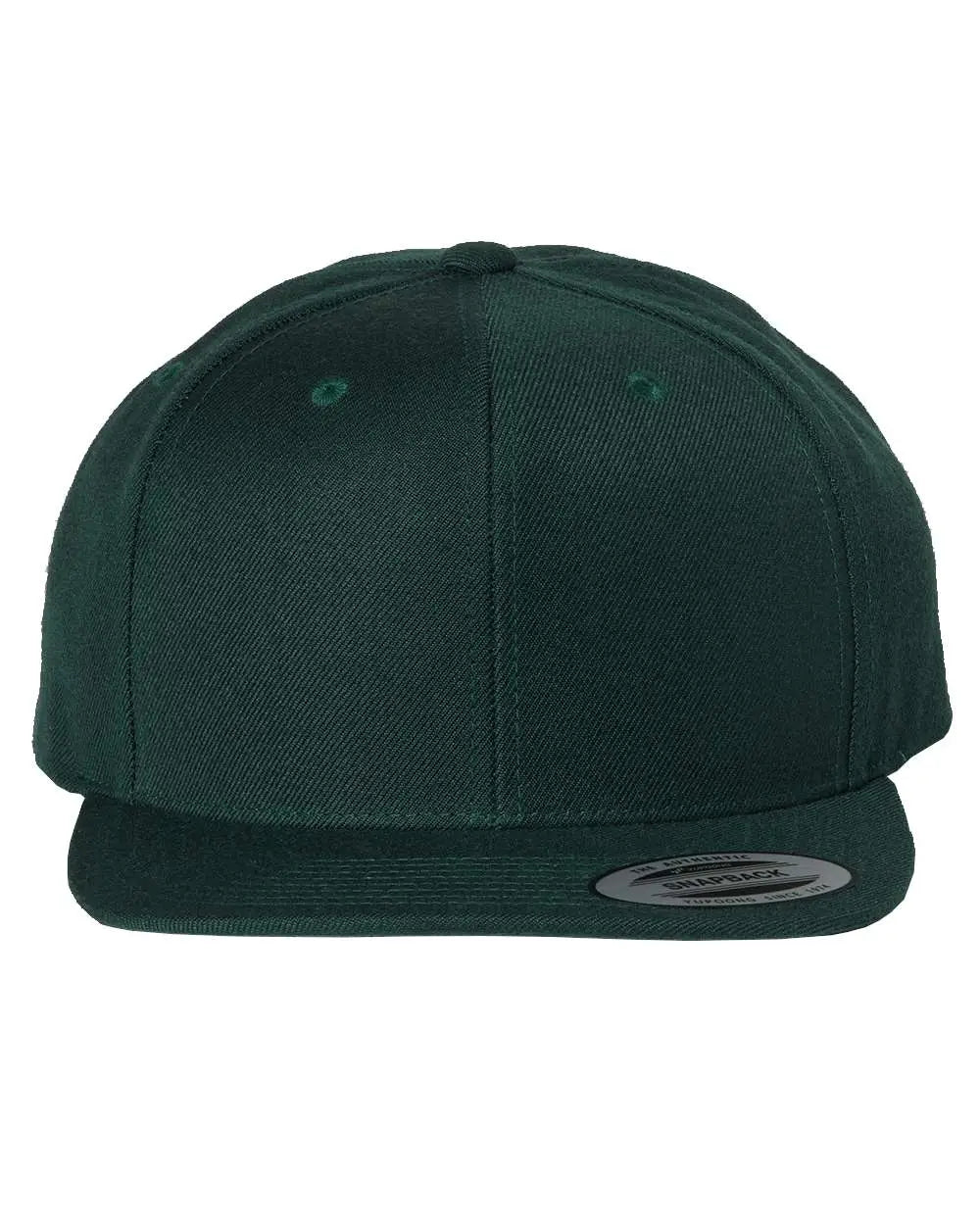 Yp Classics 6089m Premium Flat Bill Snapback Cap - Spruce